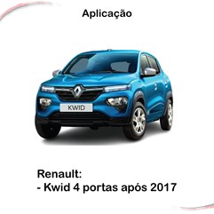 Par Borracha da Porta Diant ou Tras Renault Kwid Após 2017