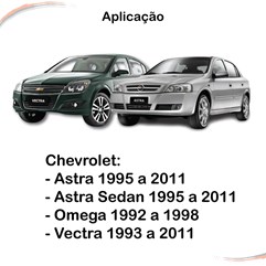 Par Borracha Porta c/ Aba Astra Vectra 95 a 11 Linha Premium