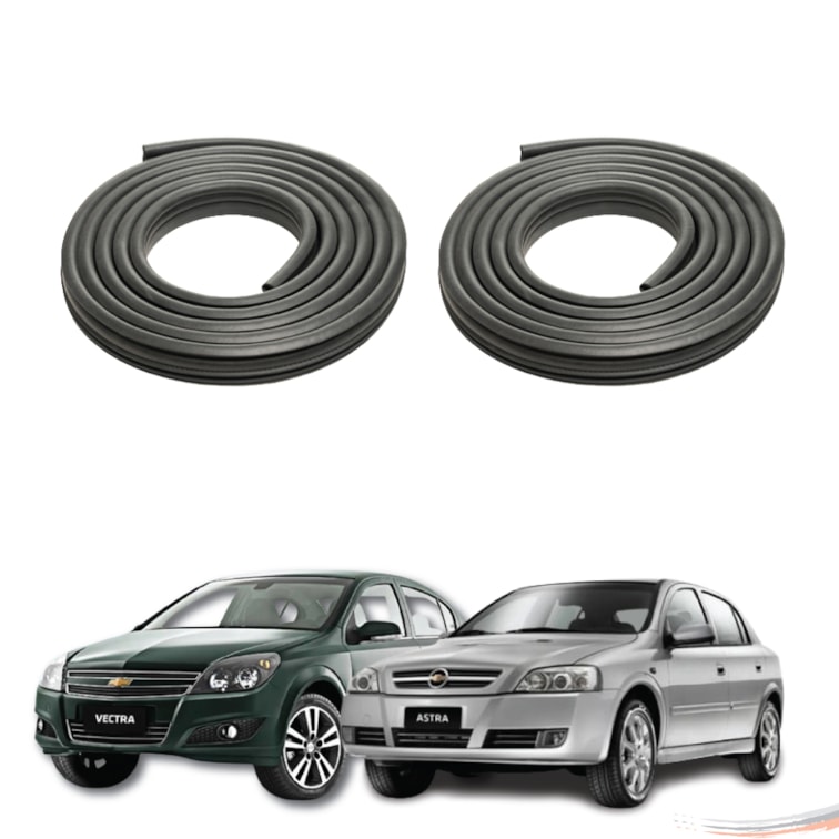 Par Borracha Porta c/ Aba Astra Vectra 95 a 11 Linha Premium