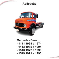 Par Borracha Quebra-Vento Mercedes 1111 68 a 74 1113 85 a 94