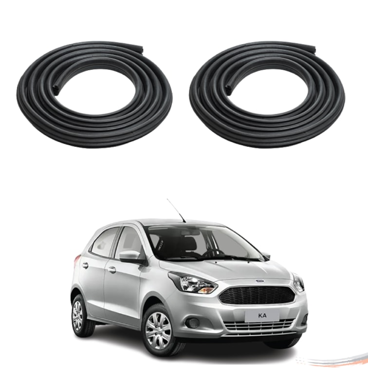 Par Borrachas da Porta Modelo Original Ford Ka G2 Após 2014