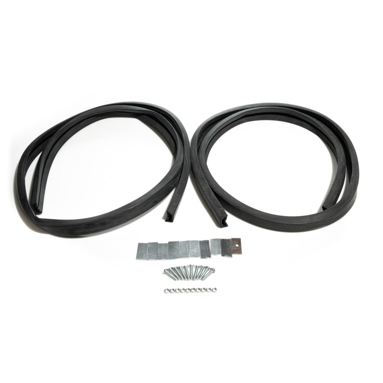 Par Borrachões Para-choque Gol Parati Saveiro Voyage Todos