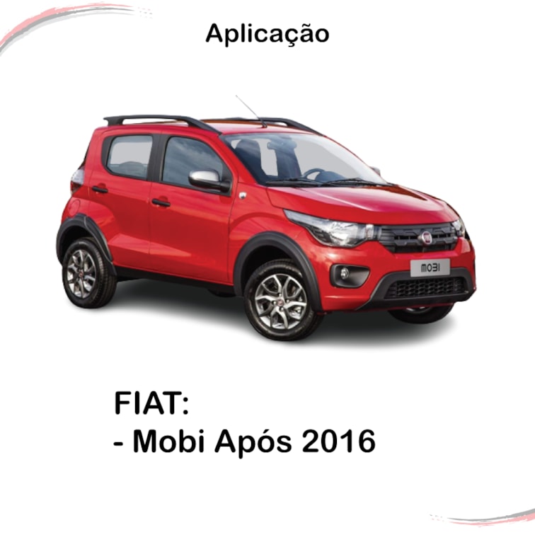 Par Canaletas Dianteiras Modelo Original FIAT Mobi Após 2016