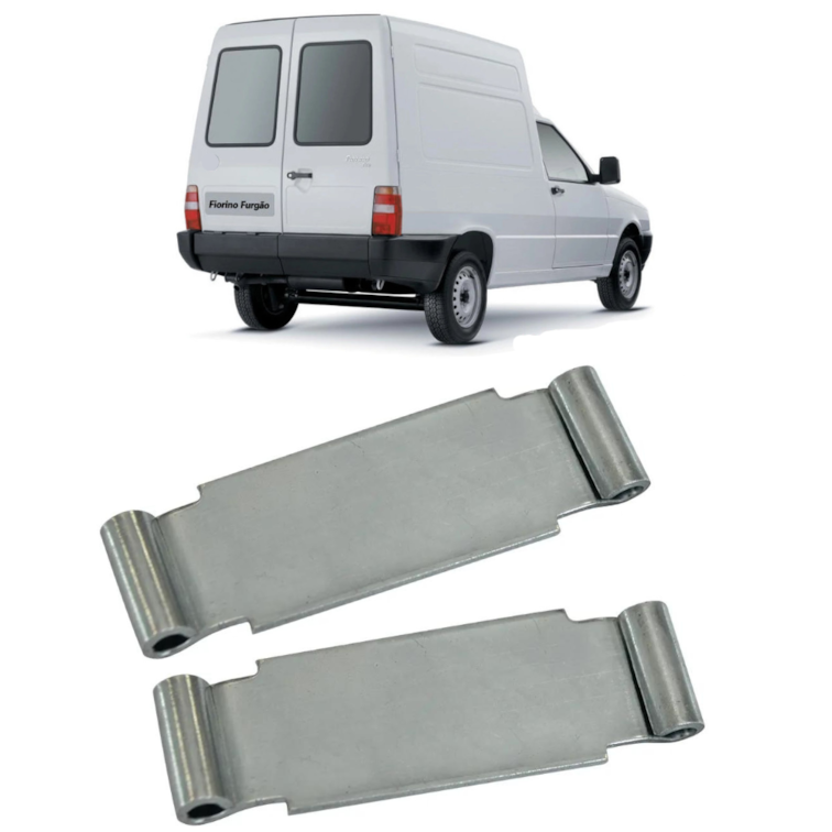 Par Capa Limitador Porta Traseira Báu Fiorino De 85 a 13