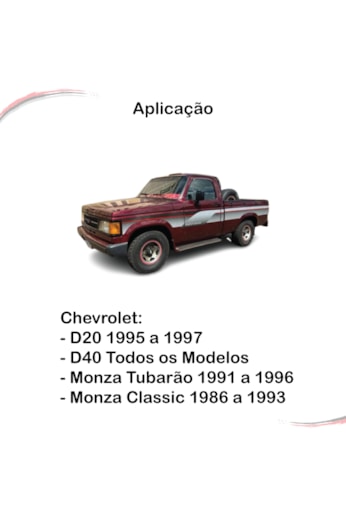 Par de Fechaduras Dianteiras Mecânica D20 D40 1985 a 1997