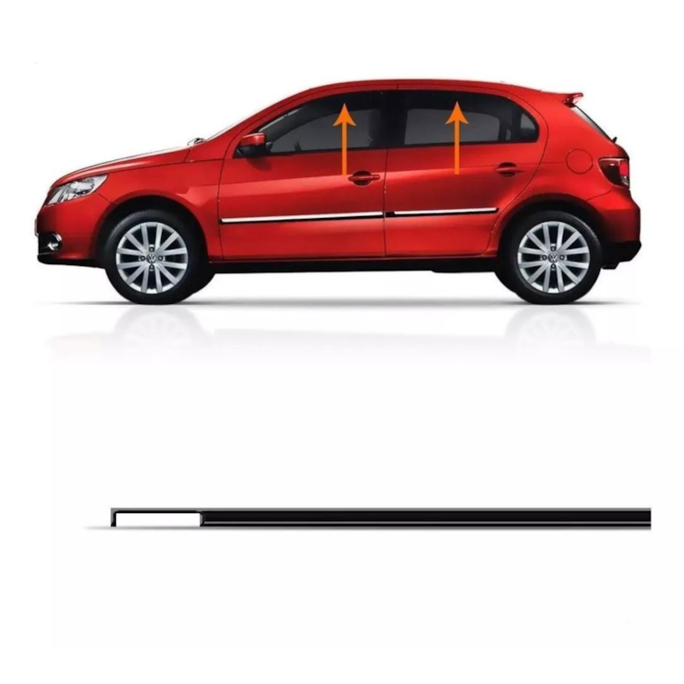 Par De Frisos Do Teto Em Pvc Gol Após 08