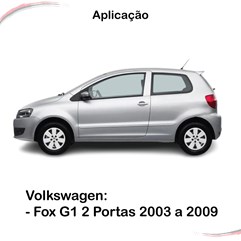 Par de Pestana Interna DIR e ESQ Fox G1 2 Portas 2003 a 2009