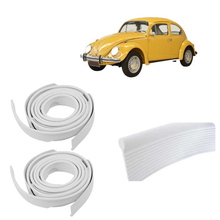 Par Galão Debrum do Paralama Diant Fusca 59 a 96 Branco