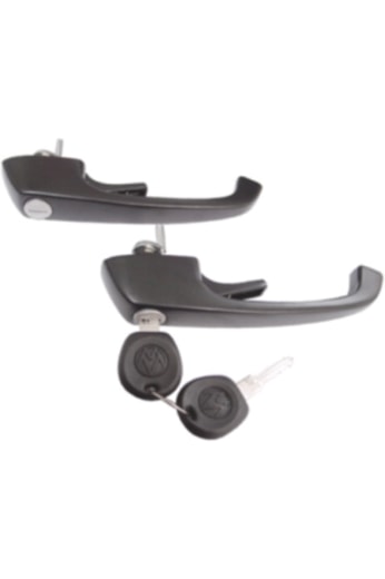 Par Maçaneta Externa Porta Diant Com Chave Vw Caminhões
