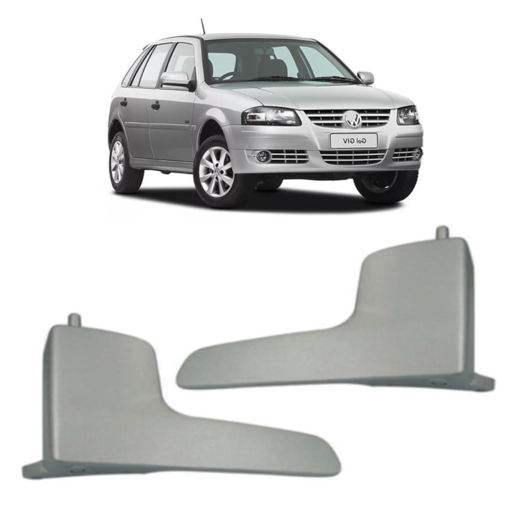 Par Maçaneta Gol G4 2 Portas Interna Prata e Fox 2003 a 2009