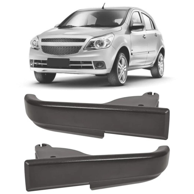 Par Maçaneta Interna Puxador Diant Esq Dir Agile 2009 2014