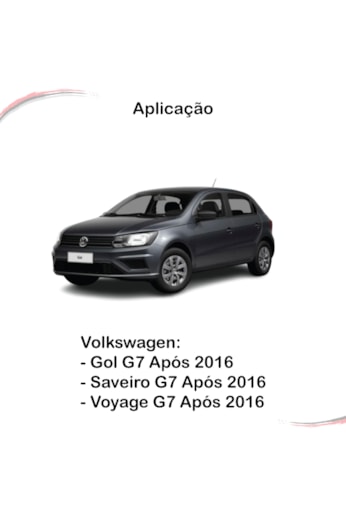 Par Maçanetas Internas Prata DIR e ESQ Gol G7 Após 2016