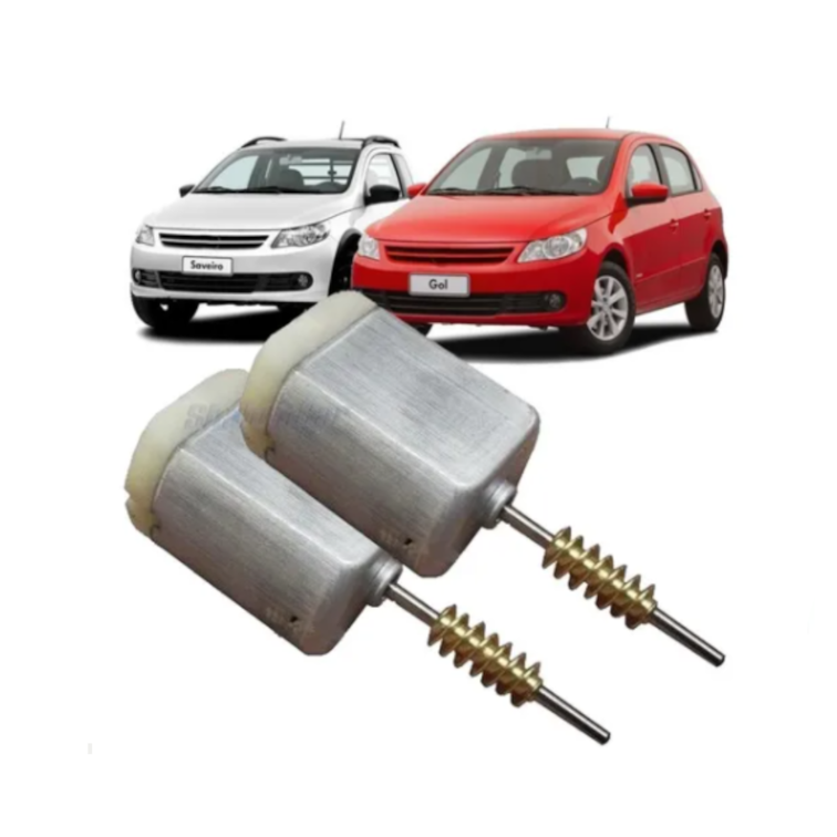 Par Motor Fechadura Trava Elétrica Gol Voyage G5 G6 Mabuchi