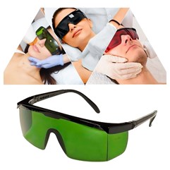 Par Óculos De Proteção Contra Raio Laser E Luz Pulsada