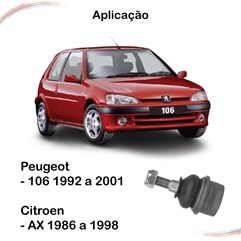 Par Pivô Lado Direito ou esquerdo Peugeot 106 92-01 AX 86-98
