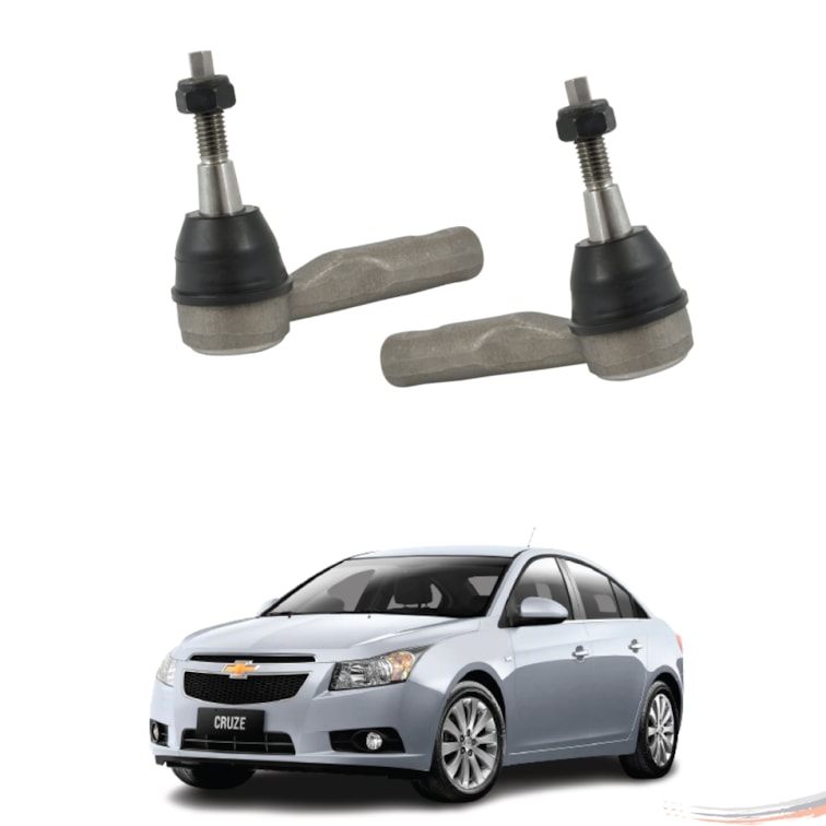 Par Terminal de Direção Pino 1,32cm Cruze de 2011 a 2016