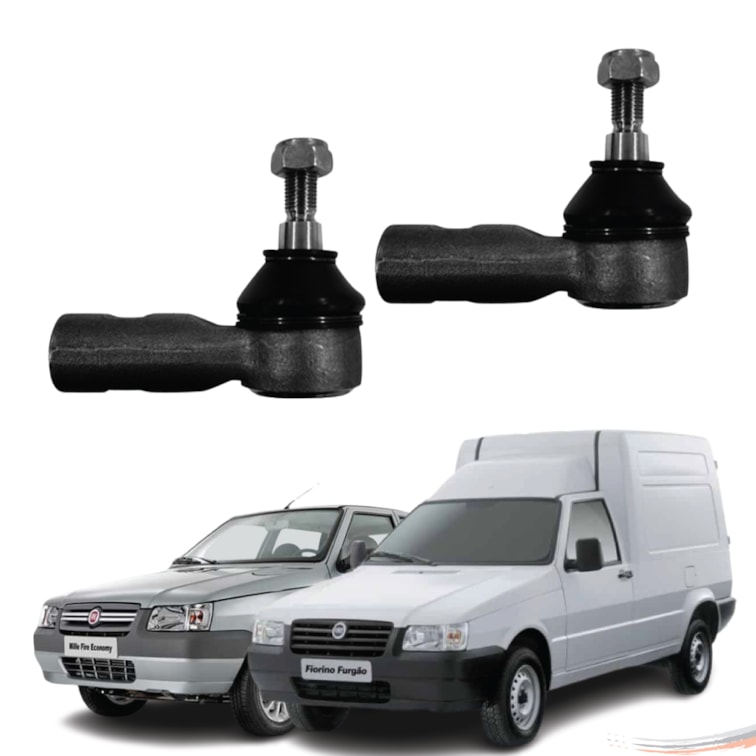 Par Terminal Direção DIR ESQ Fiorino 81 a 16 Uno 90 a 13