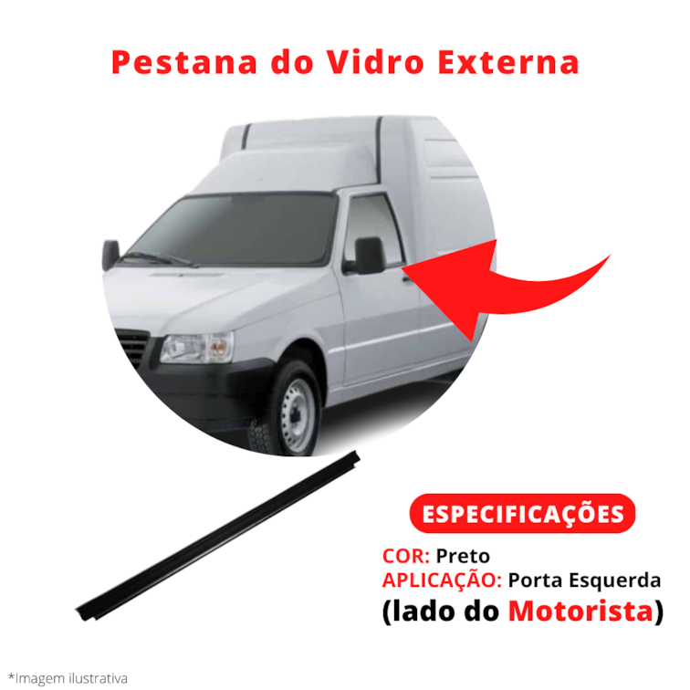 Pestana Ext Da Porta Uno Prêmio Elba Fiorino 84 A 13