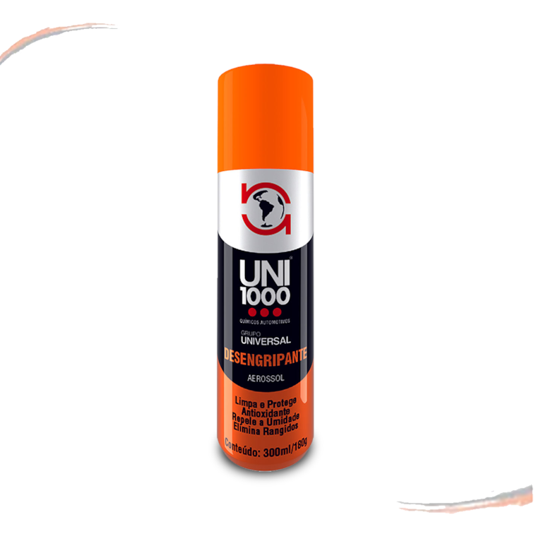 Spray Uni1000  Desengripante Anti Ferrugem Aerossol 300 ML