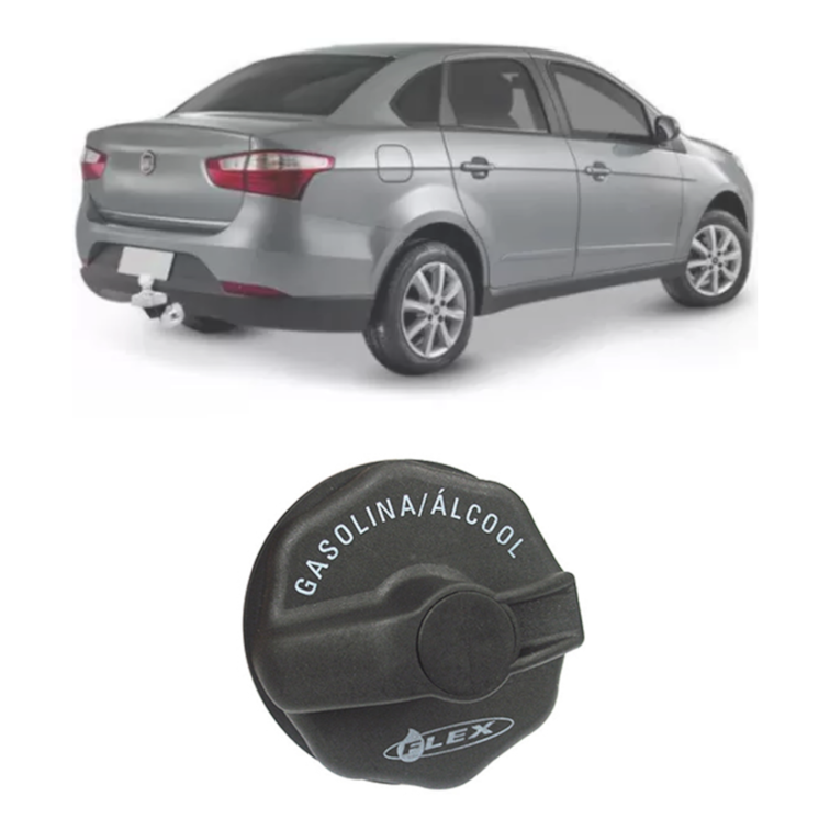 Tampa Bocal Do Tanque Gasolina Vedada Grand Siena Após 2012