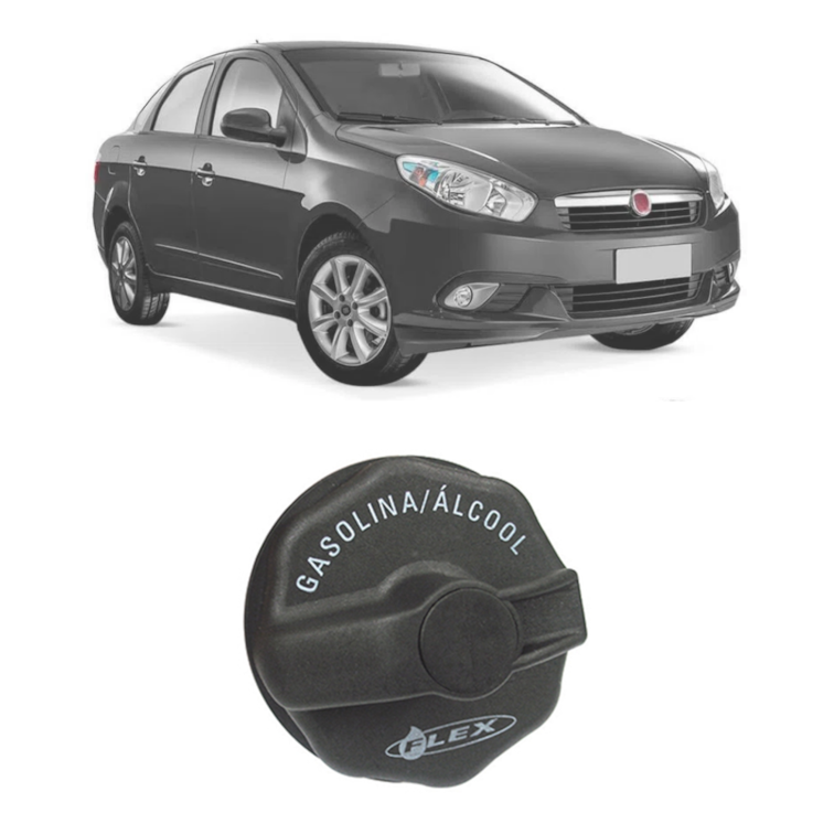 Tampa Bocal Tanque Combustivel Vedada Siena De 2004 Até 2016