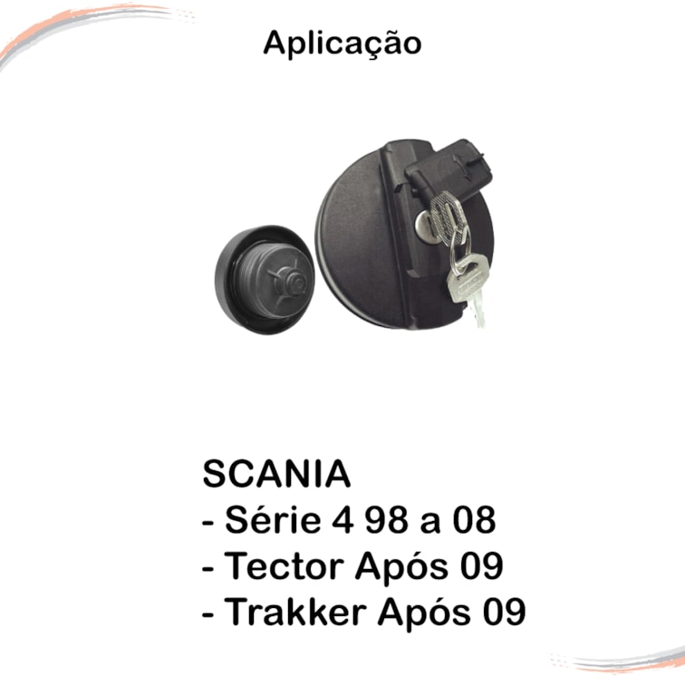 Tampa Combustível Valvulada Scania Série 4 98 a 08