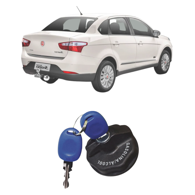 Tampa Tanque Gasolina Valvulada C/ Chave Grand Siena Após 12