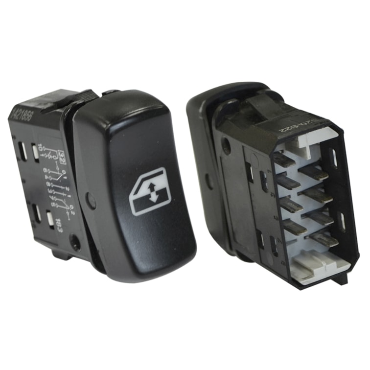 Tecla Acion Vidro Elétrico Scania Série 5 Após 08