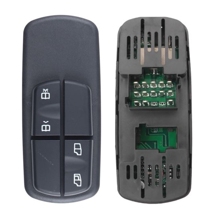 Tecla Aciona Vidro Elétrico Dianteira Lado Direito Axor