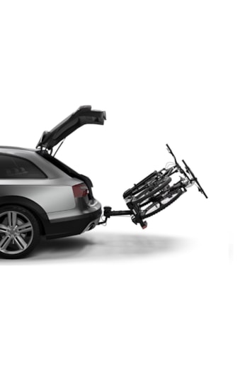 Thule Easyfold Xt Suporte De Plataforma Para 2 Bicicletas Para Engate Preto/Alumínio