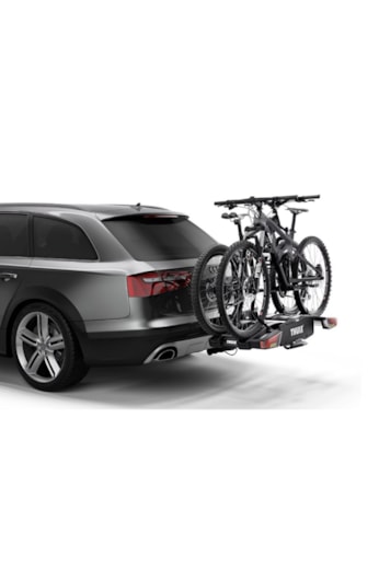 Thule Easyfold Xt Suporte De Plataforma Para 2 Bicicletas Para Engate Preto/Alumínio