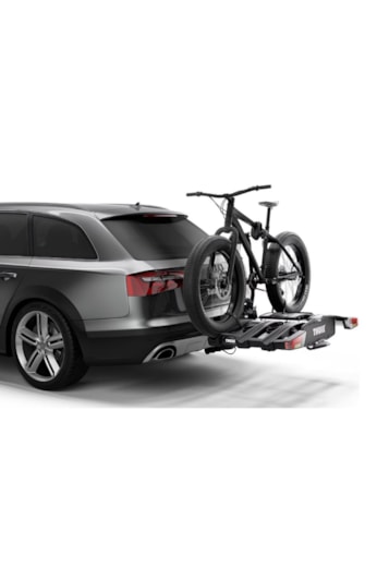 Thule Easyfold Xt Suporte De Plataforma Para 3 Bicicletas Para Engate Preto/Alumínio
