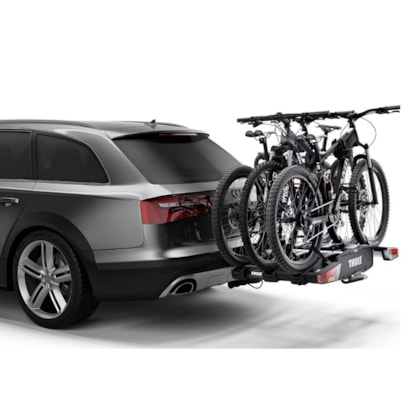 Thule Easyfold Xt Suporte De Plataforma Para 3 Bicicletas Para Engate Preto/Alumínio