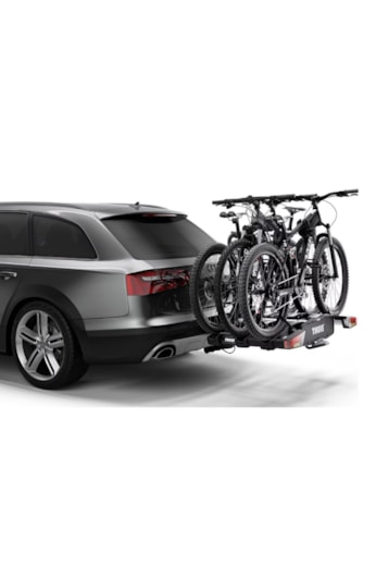 Thule Easyfold Xt Suporte De Plataforma Para 3 Bicicletas Para Engate Preto/Alumínio