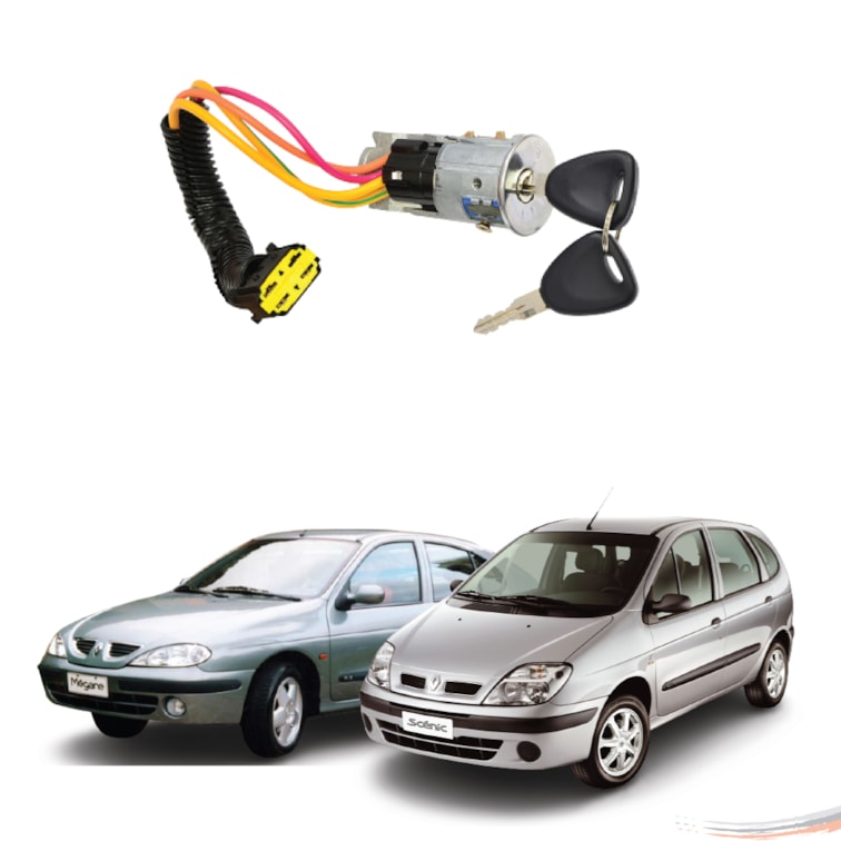 Trava Direção C/ Elét Completo Megane 97 A 05 Scenic 99 a 10