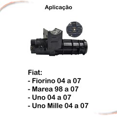 Trava Direção Com Elétrica S/ Cilindro Fiorino Uno 04 A 07